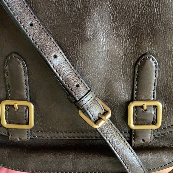 Frye crossbody brown leather messenger bag - Picture 15 of 16